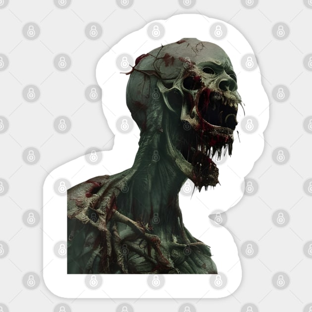 scary zombie Sticker by mdr design